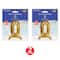 Beistle 26" Gold Self-Standing Foil Balloon Numbers, 2ct.